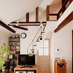 「勾配天井」で、空間に広がりと変化を効かせる! | リノベーション・リ...