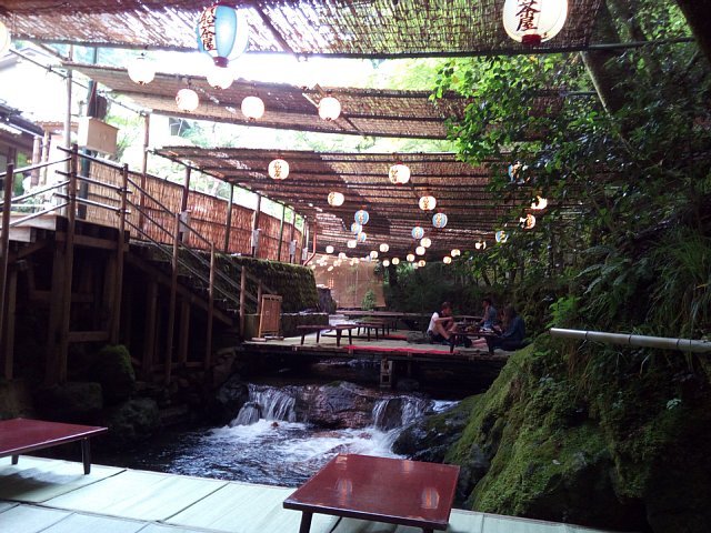 結婚十周年記念に貴船川床に行ってきました。 | 土壁のトヨダヤスシ建築...