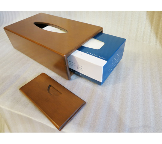 木製のティッシュケース | オーダー家具のトータルリビング ユウキ