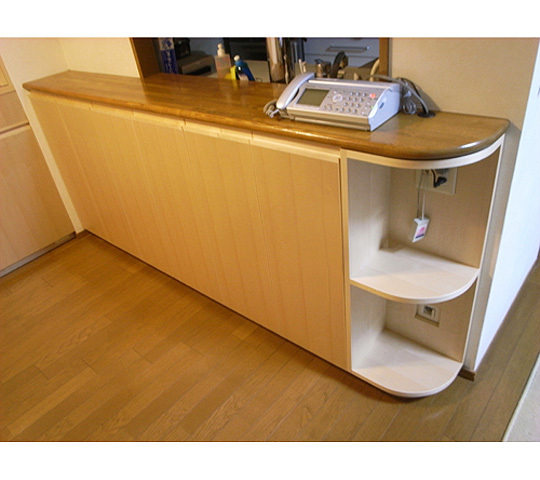 CD500枚入るカウンター下収納 | オーダー家具のトータルリビング ...