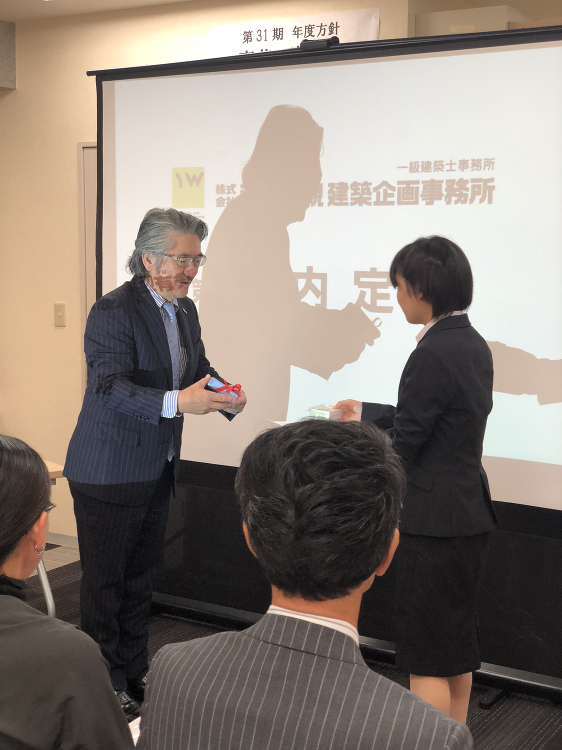 第31期内定式 | 新着情報 | 栃木県宇都宮市の設計事務所 | 株式...