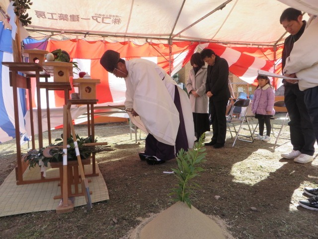 大阪市住吉区 M様地鎮祭 ”実施” | 大阪の注文住宅、木の家の工務店...