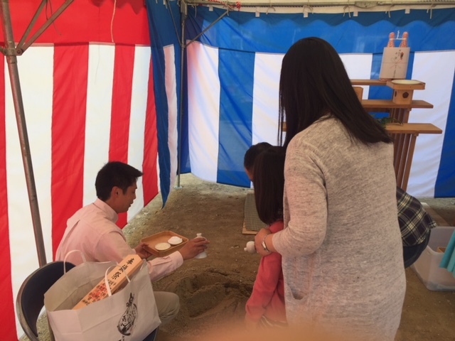 ナカイノメ73 ?堺市東区Ｍ邸?地鎮祭? | 大阪の注文住宅、木の家の...