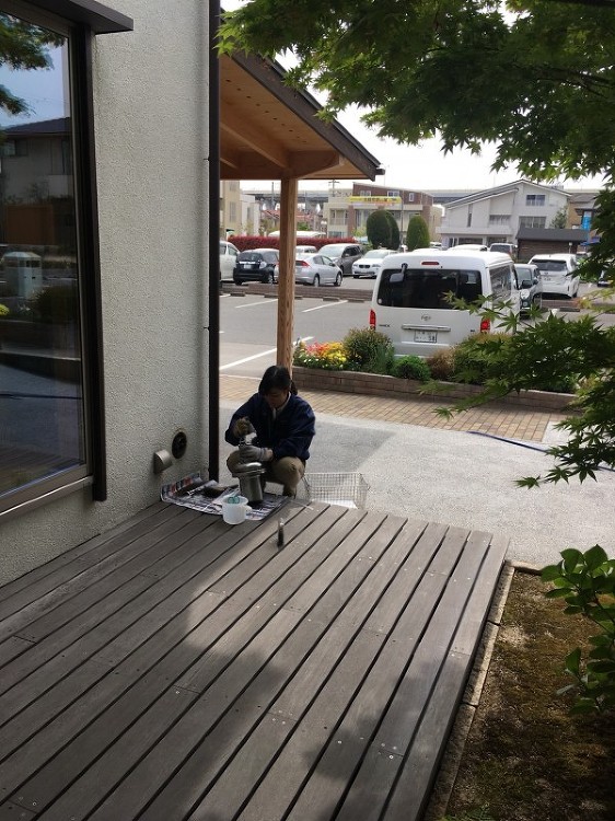 展示場大掃除！ | 大阪の注文住宅、木の家の工務店コアー建築工房