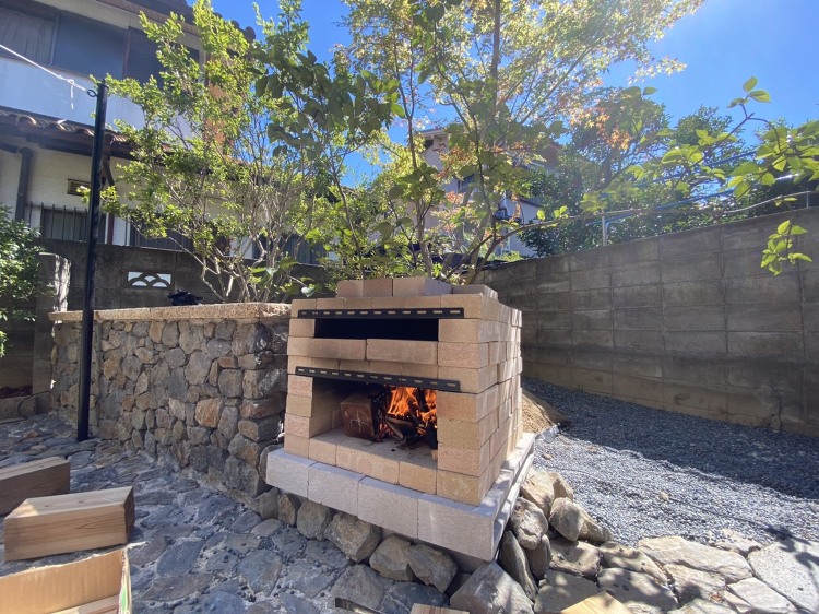 城山台モデル ピザ窯作成 | 大阪の注文住宅、木の家の工務店コアー建築...