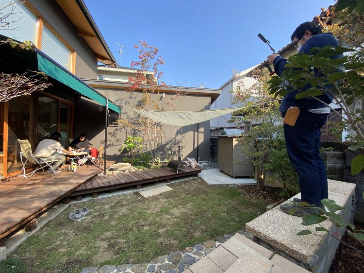ケーブルテレビ撮影 in城山台モデル | 大阪の注文住宅、木の家の工務...