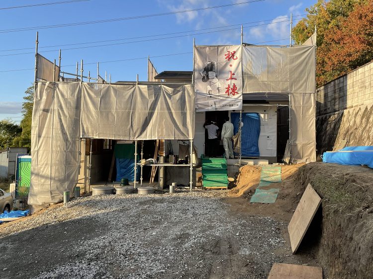 Ｓ様邸上棟式 | 大阪の注文住宅、木の家の工務店コアー建築工房