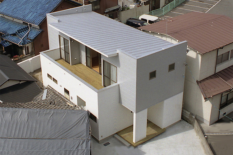 設計実例-風を取り込む家 - 設計実例-広島県呉市/木造/注文住宅|囲...