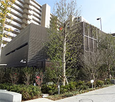 千住大橋駅周辺地区（C街区）新築工事 [駐車場施工実績] ｜ 雄健工業...