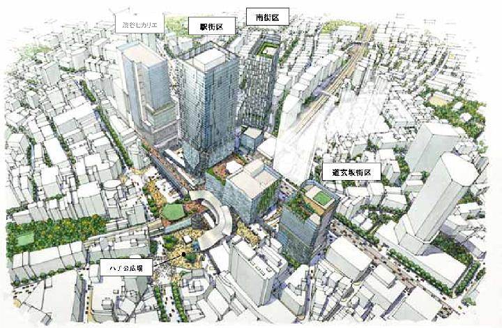渋谷駅ビル含む3エリアの都市計画を都知事に提案 | 日経クロステック（...