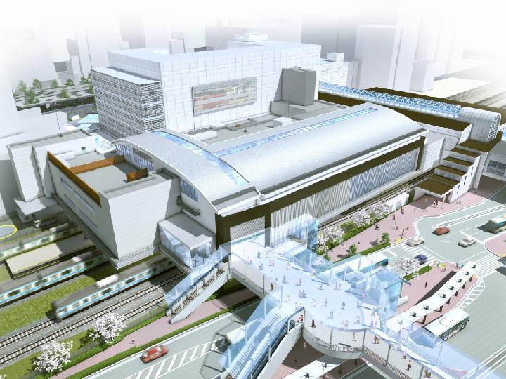 川崎駅に自由通路を新設着工、駅ビル増床も | 日経クロステック（xTE...
