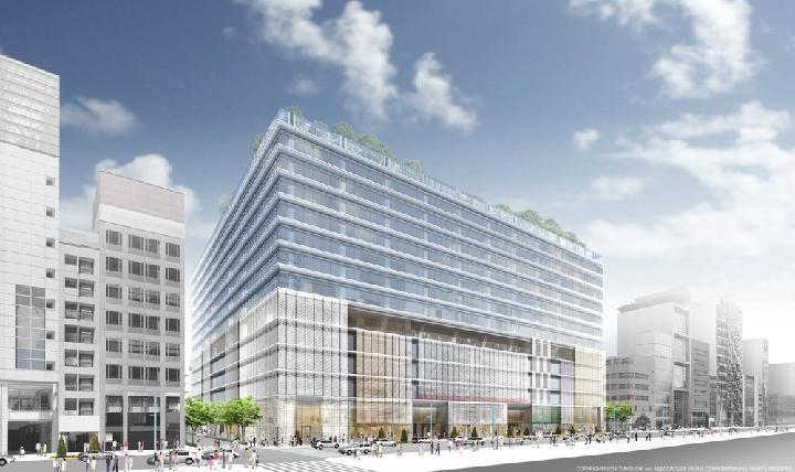 銀座最大級、松坂屋跡の複合ビル着工 曲折11年 | 日経クロステック(...