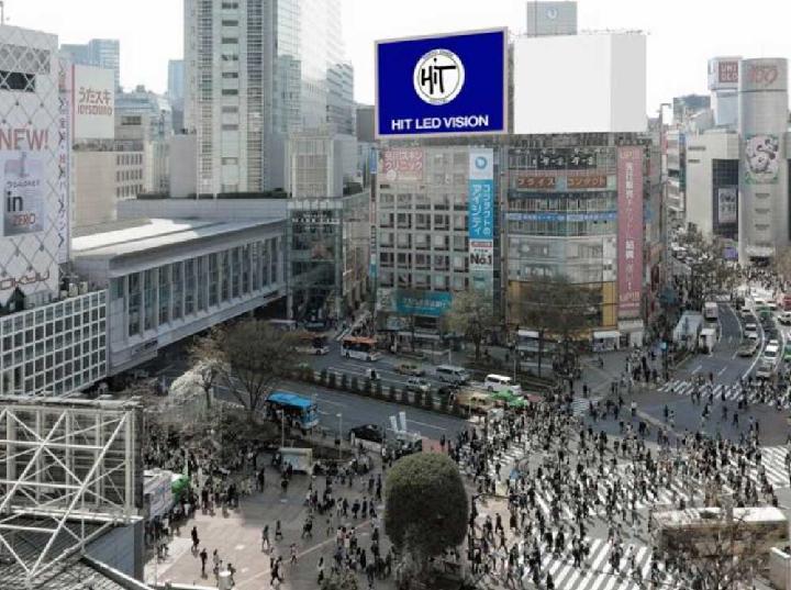 渋谷ハチ公の真後ろに日本最大級の広告ビジョン | 日経クロステック（x...