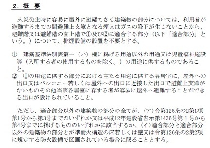 排煙設備の設置義務を緩和へ | 日経クロステック（xTECH）