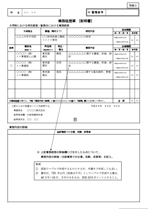 技術士第二次試験の業務経歴票様式が明らかに | 日経クロステック（xT...