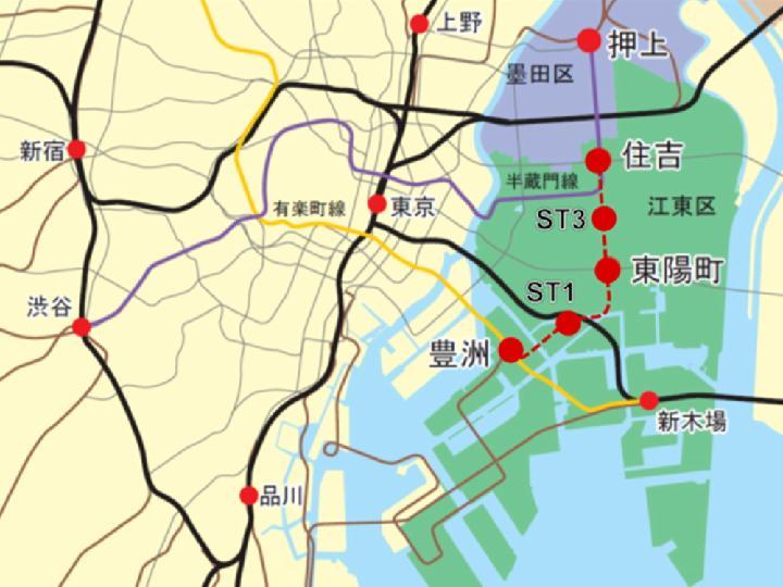 東京に地下鉄新線なるか 江東区が計画、30年で黒字 | 日経クロステッ...