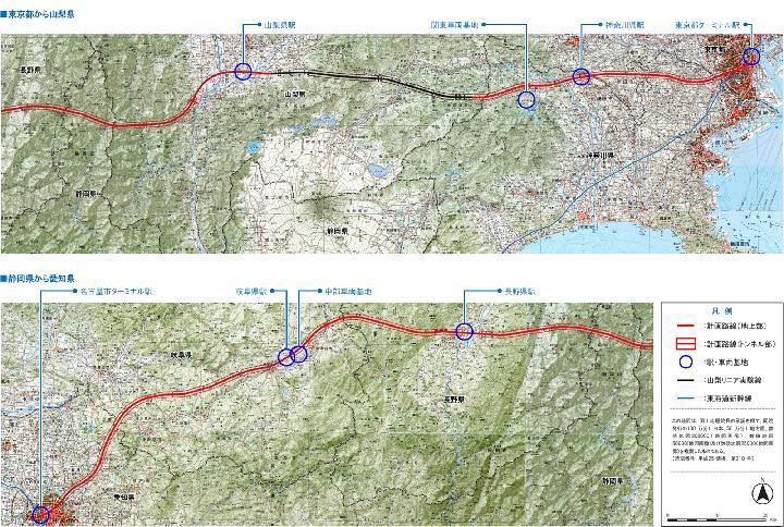 リニア詳細、全ルート・6駅の位置が明らかに | 日経クロステック（xT...