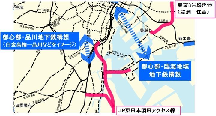 品川と臨海部、地下鉄2路線の新設を都が提言へ | 日経クロステック（x...