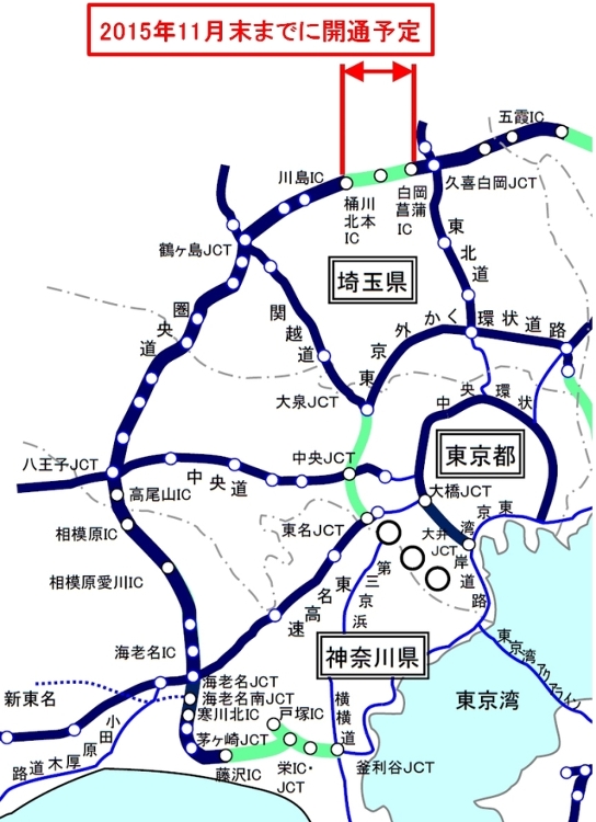 圏央道埼玉区間が11月末までに開通、オオタカ巣立つ | 日経クロステッ...