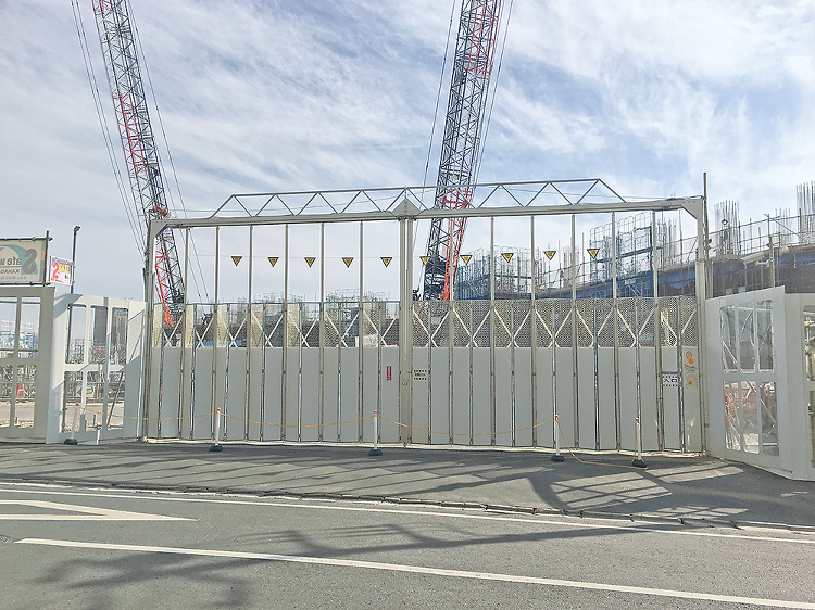 マンション建設現場でドローン墜落 | 日経クロステック(xTECH)
