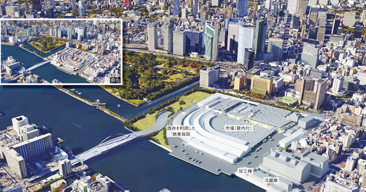 築地市場「改修」が急浮上 事業費734億円の現実味 | 日経クロステッ...
