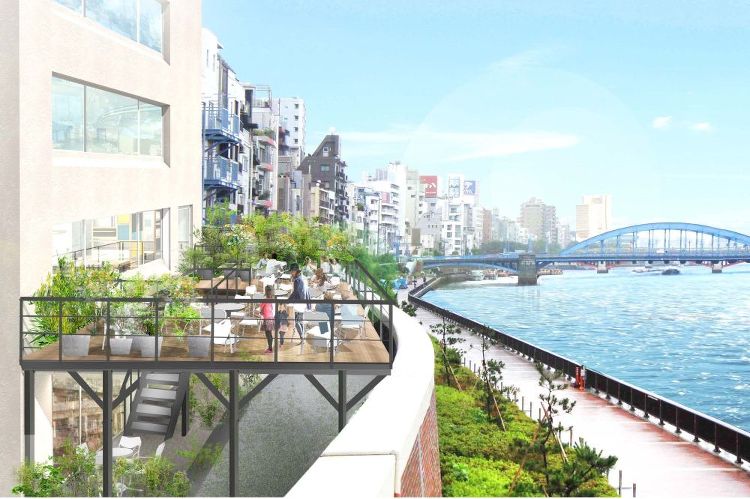 隅田川沿いで「川床」、第2弾は2店舗 | 日経クロステック(xTECH...