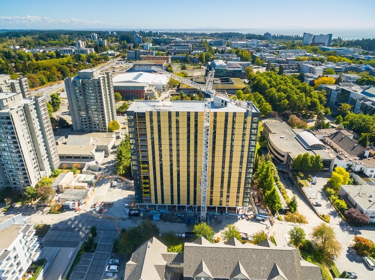木造を多用した18階建て住宅、カナダ | 日経クロステック（xTECH...