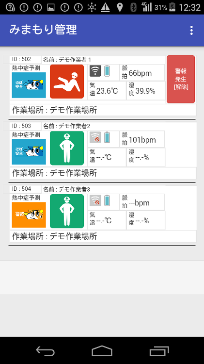 現場作業者の熱中症をスマホで防ぐ | 日経クロステック(xTECH)