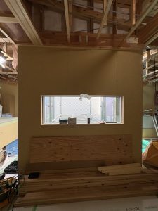 八尾の家 せっこうボード下地。 | 堺市の注文住宅なら祐建築設計事務所