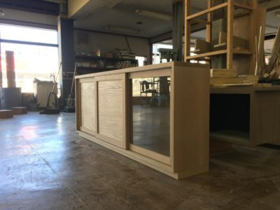 塗装前の家具たち