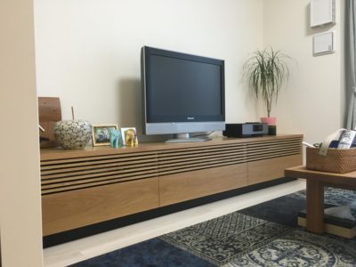 オークのテレビボード