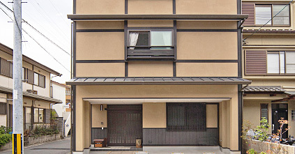 店舗付の現代町家3階建(京都 左京) サンキ建設