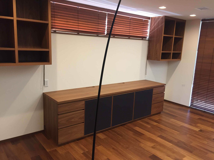 ウォルナット特注テレビボード - 東京の特注家具・オーダー家具に関する...