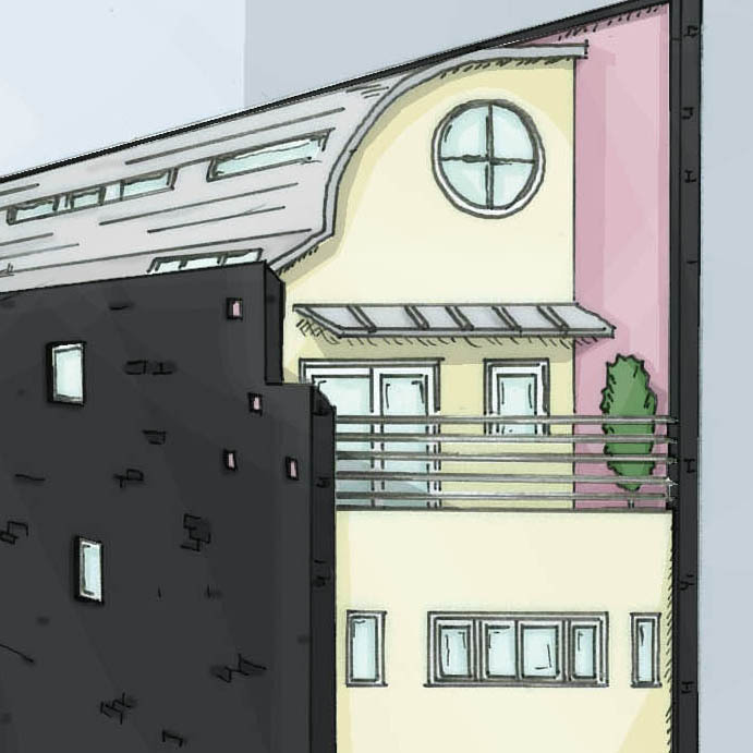 RESIDENCE&OFFICE in KITANO?計画案