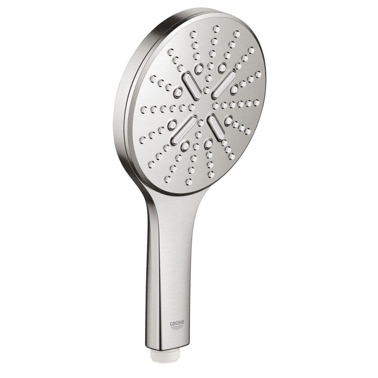 ハンドシャワー 130ラウンド（スーパースチール）｜製品情報｜GROH...
