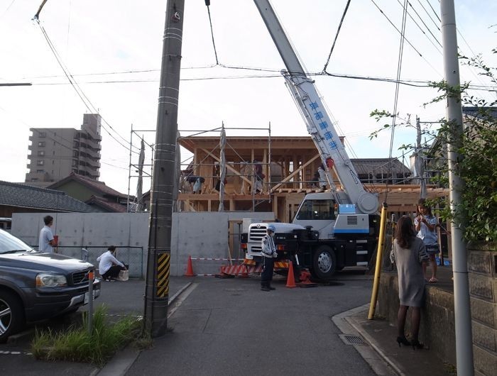 横須賀の家 建方 | 株式会社SYNC