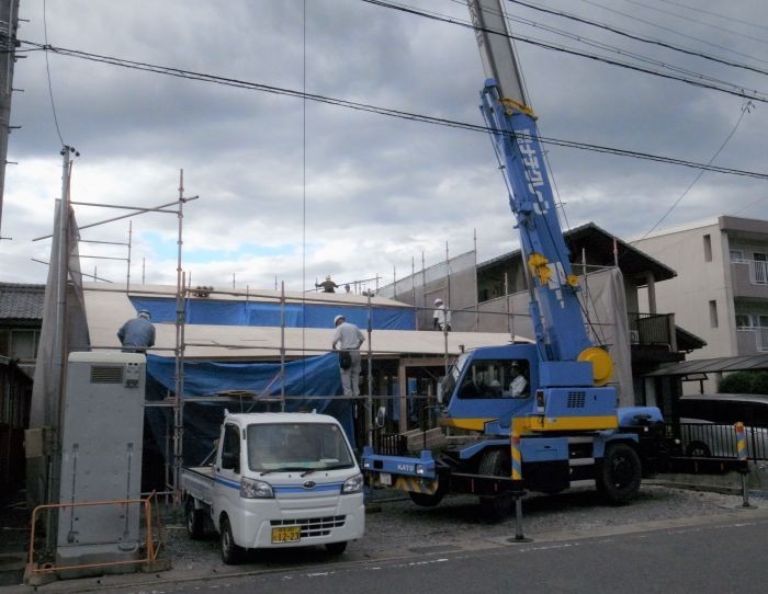 福野の家 建方 | 株式会社SYNC