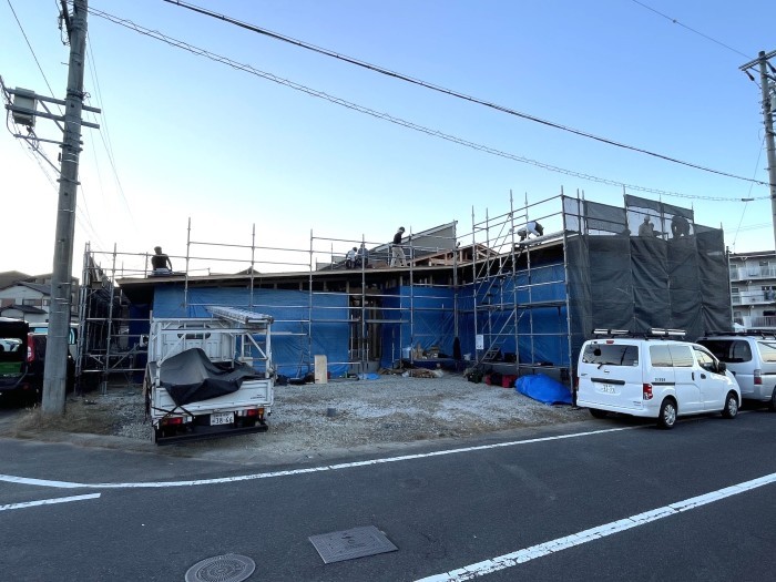 南小田の家 建方 | 株式会社SYNC