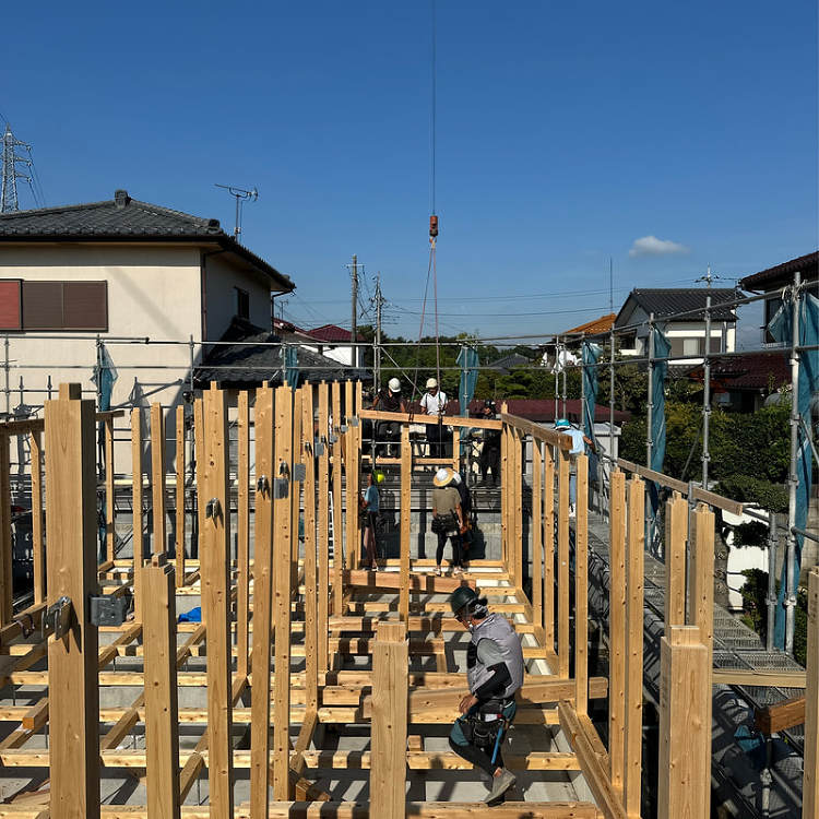 祝上棟|設計事務所で建てる高気密高断熱&耐震等級3のデザイン住宅 - ...