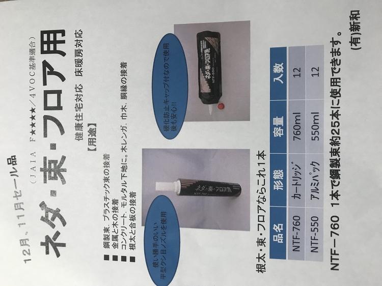 今月のセール品 | 有限会社 新和｜耐震金物、補強金物の販売