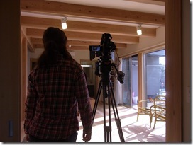 「人と住まい」ケーブルテレビ撮影の日 | 大阪の注文住宅、木の家の工務...