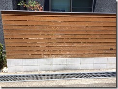 板塀メンテナンス | 大阪の注文住宅、木の家の工務店コアー建築工房