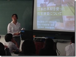 泉北高校にて授業をさせて頂きました! | 大阪の注文住宅、木の家の工務...