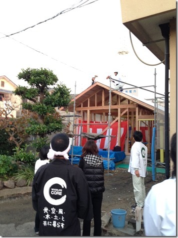 岸和田市 U邸 上棟式 | 大阪の注文住宅、木の家の工務店コアー建築工...