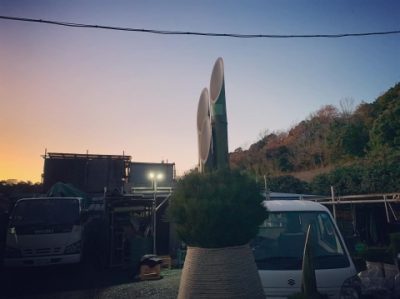 門松 室内竹飾り 庭を通じて日々想う事。