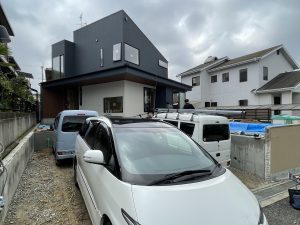 富田林の家 足場解体しました。 | 堺市の注文住宅なら祐建築設計事務所
