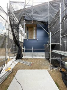 淡路島の別荘 木工事と外壁工事。 | 堺市の注文住宅なら祐建築設計事務...