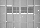 風雪から守る戸